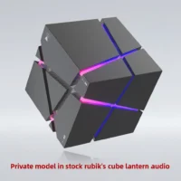 Rubik's cube shaped mini portable speaker - Image 3