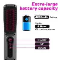 مشط تجعيد وتمليس الشعر لاسلكي 2 في 1 - Image 6