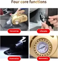 مكنسة كهربائية محمولة 2 في 1 للسيارة والمنزل - Image 4